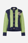 Chris Cardigan - Fair Green Navy