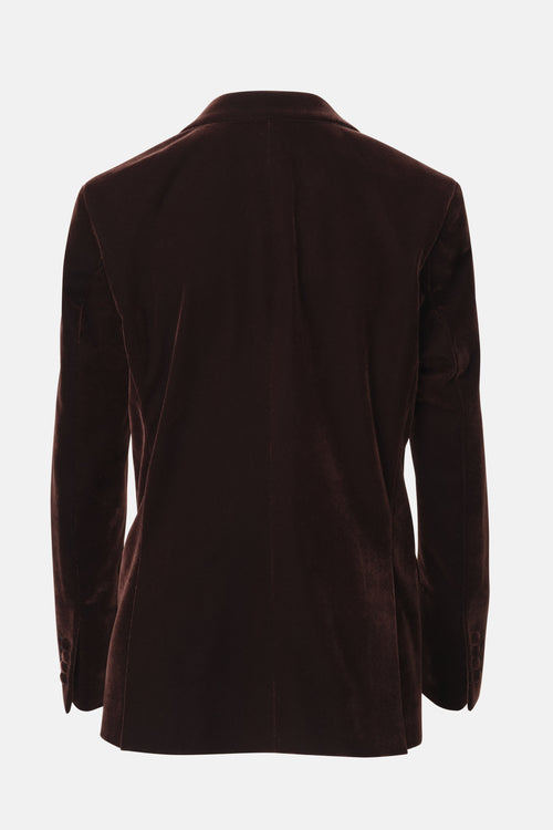 Belfort Blazer Velvet - Chocolate