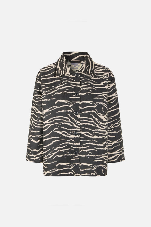 Bessie Jacket - Black Whisper Zebra