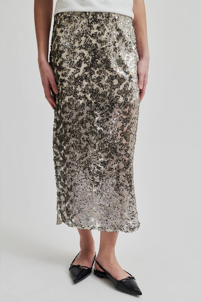 Pailey Skirt - Silver Birch