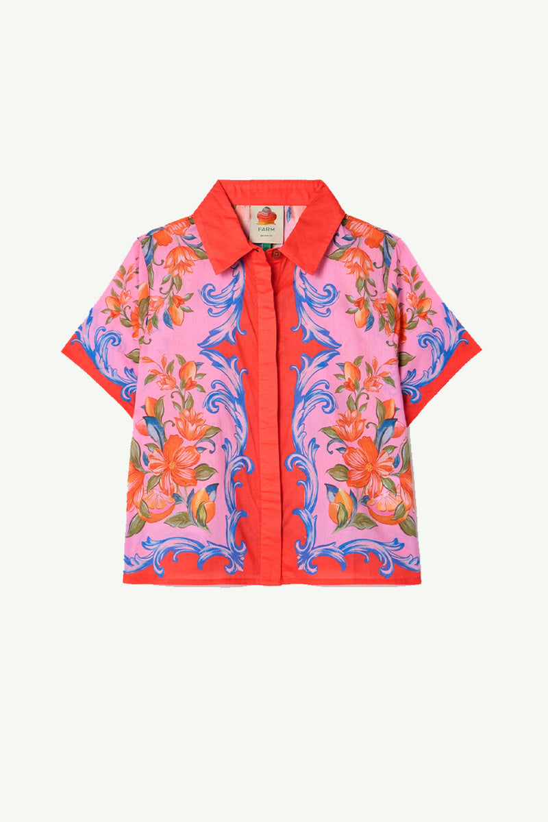 Sicily Shirt - Orange