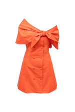 Carmen Dress - Coral