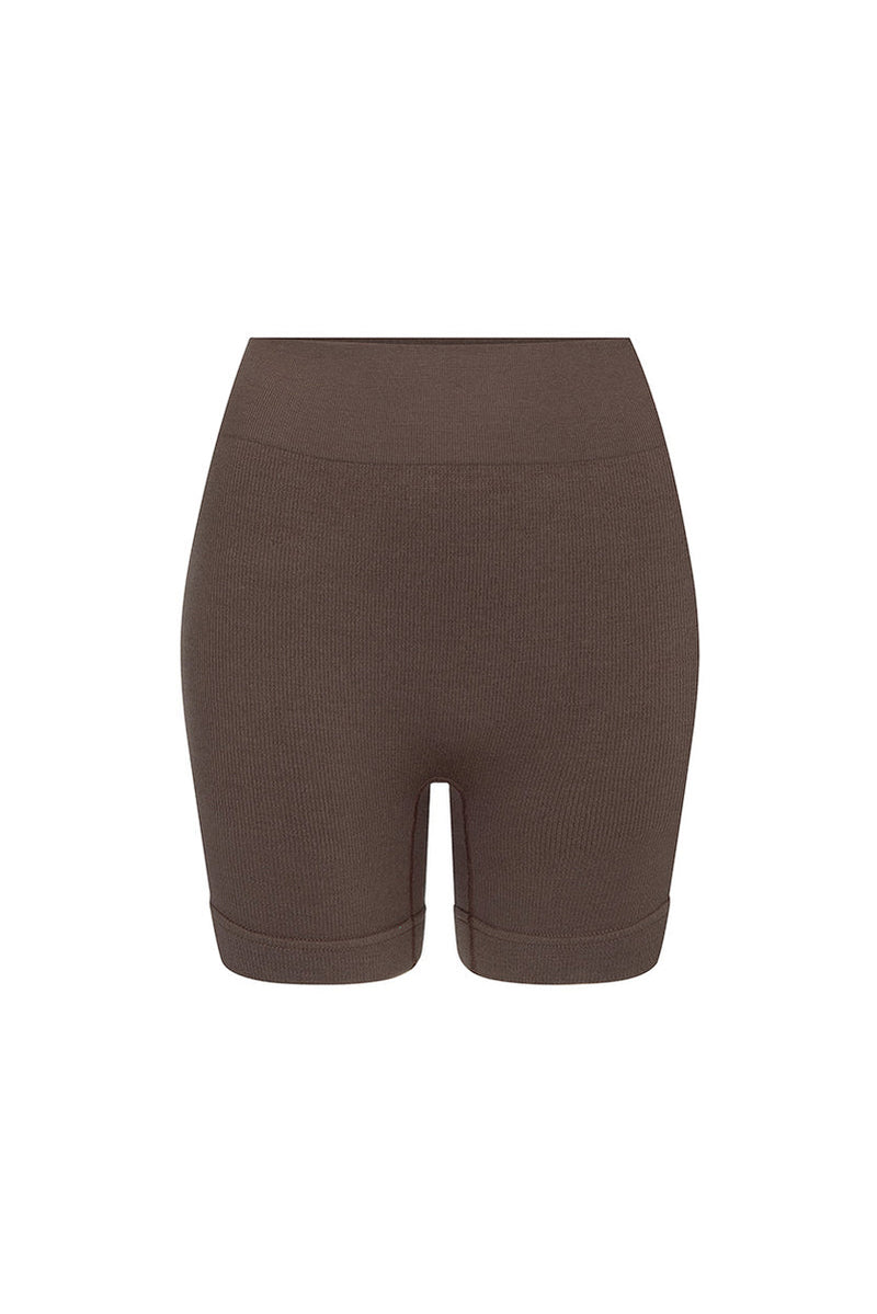 Classic Wool Mini Short - Mocha