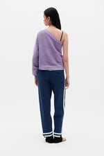 Organic Asym Sweater - Iris