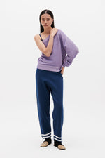 Organic Asym Sweater - Iris