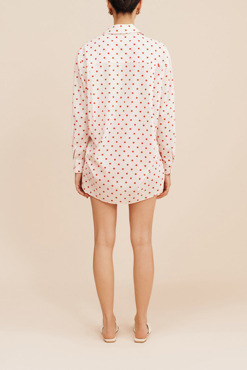 Paloma Shirt - Petite Polka Dot