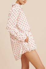 Paloma Shirt - Petite Polka Dot