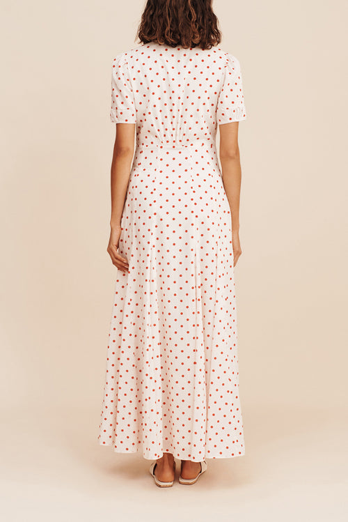 Paloma Dress - Petite Polka Dot