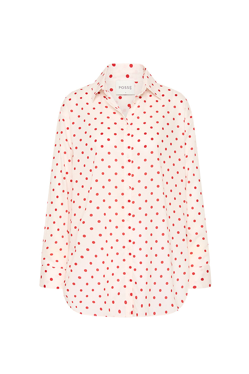 Paloma Shirt - Petite Polka Dot