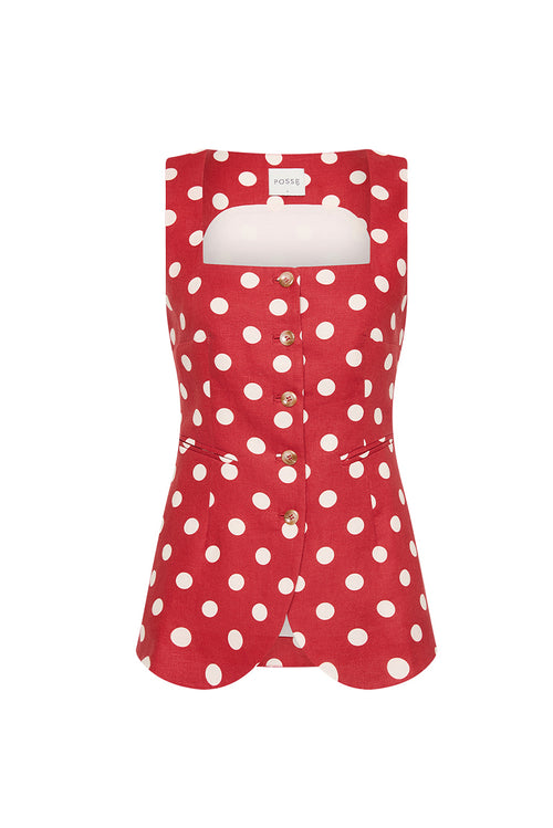 Lucille Gilet - Polka Dot