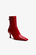 Trap Ankle Boots - Vermillion