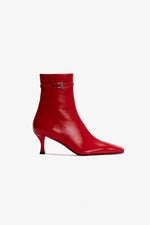 Trap Ankle Boots - Vermillion