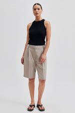 Flore Long Shorts - Vintage Khaki