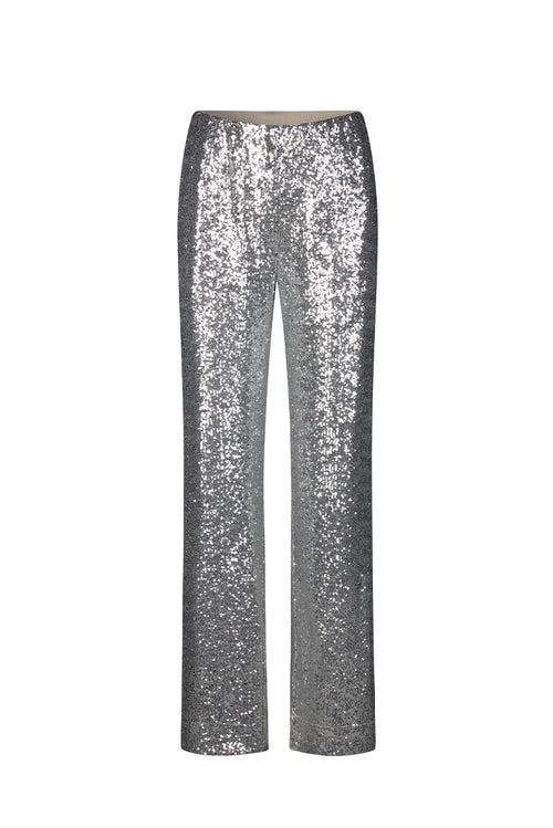 Shine Metallic Pant - Pumice Stone