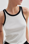 Elvida Tank Top - White