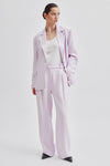 Lino Linen Pant - Lavender Fog