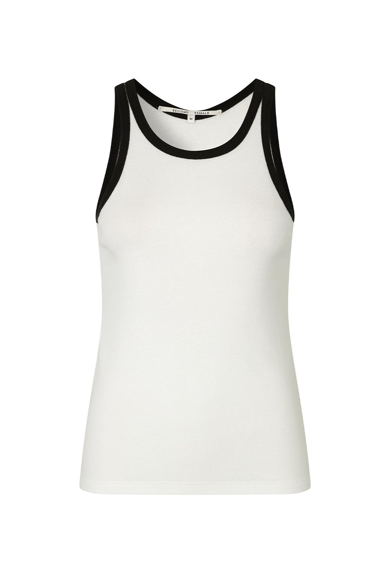 Elvida Tank Top - White